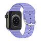 Avizar Bracelet pour Apple Watch 41mm et 40mm et 28mm Silicone Ajustable Fermoir Ardillon  Violet Bracelet en silicone spécifiquement conçu pour Apple Watch Series 8 et 7 41mm / Series SE 2022, SE, 6, 5, et 4 40mm / Series 3, 2 et 1 38mm