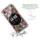 Avis Evetane Coque Huawei P20 Lite anti-choc souple angles renforcés transparente Motif La Vie en Rose