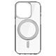 Decoded Coque MagSafe pour iPhone 15 Pro Bague Rotative Support Loop Stand Transparent Coque Magsafe Transparent en Polycarbonate, iPhone 15 Pro