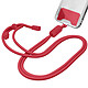 Avizar Cordon Téléphone Nylon Tressé Longueur 75cm Ajustable Design Ananas  rouge Cordon de téléphone universel en nylon tressé rouge, tendance et pratique