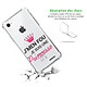 Avis Evetane Coque iPhone 7/8/ iPhone SE 2020 anti-choc souple angles renforcés transparente Motif Je suis une princesse