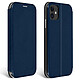 Avizar Étui Apple iPhone 11 Housse Simili-Cuir Clapet Porte-carte Support Vidéo Bleu - Housse de protection intégrale, spécialement conçue pour Apple iPhone 11