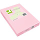Q-CONNECT Papier couleur multifonction a4 80g/m2 unicolore rose ramette 500 feuilles Papier couleur