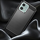 Avis Avizar Coque pour Motorola Edge 40 Neo Effet Carbone Silicone Flexible Antichoc  Noir