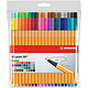 STABILO Pochette de 40 stylos-feutres point 88 assortis x 5 Crayon feutre