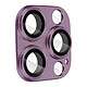 Avizar Film Caméra pour iPhone 14 Pro et 14 Pro Max Verre Trempé + Alliage d'Aluminium  Violet Conçu avec des lentilles en verre trempé ultra-résistant et un cadre en alliage d'aluminium