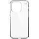 Speck Coque pour iPhone 14 Pro Antichute 4m Presidio Perfect-Clear Transparent Traitement anti-jaunissement résistant à la décoloration pour une coque transparente en tout temps