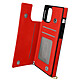 Avizar Coque Cordon iPhone 11 Pro Max avec Porte-cartes Support Vidéo Lanière rouge - Coque cordon avec porte-cartes spécialement conçue pour iPhone 11 Pro Max