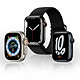 Avizar Bracelet pour Apple Watch 41mm et 40mm et 38 mm Nylon Tressé Ajustable par Boucle Métallique  noir pas cher