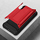 Avizar Coque pour Samsung S23 Hybride Antichoc 1,8m Relief Série Defender II  rouge pas cher