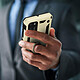 Avis Avizar Coque Samsung Galaxy A41 Antichoc bi-matières Bague Support Vidéo doré