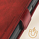 Acheter Avizar Coque Clapet pour Samsung Z Fold 5 Portefeuille Anti RFID Série Vintage Rouge