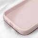 Moxie Coque pour iPhone 15 Pro Semi-rigide Intérieur Microfibre Rose Poudré pas cher