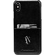 DBRAMANTE1928 Coque pour iPhone XS Max Rigide en Cuir avec Porte-cartes Noir Porte-cartes intégré