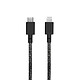 Native Union Eco Belt Câble USB-C vers Lightning 3m Noir - ECO Câble de chargement avec une sangle en cuir