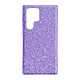 Avizar Coque pour Samsung S22 Ultra Paillette Amovible Silicone Semi-rigide violet - Coque à paillettes spécialement conçue pour votre Samsung Galaxy S22 Ultra