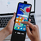 Acheter Avizar Étui pour Xiaomi Redmi Note 11 et Note 11s Clapet Vertical Porte-carte Effet Cuir de Cheval  Noir