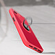 Acheter Avizar Coque iPhone 7 Plus et 8 Plus Bi-matière Bague Métallique Support rouge