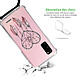 Avis Evetane Coque cordon Samsung Galaxy S20 Dessin Attrape coeur