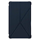 Avizar Étui pour Samsung Tab A7 Lite Clapet Multi-positions Coque Renforcée Bleu Etui folio Bleu en Eco-cuir, Galaxy Tab A7 Lite