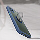 Acheter Avizar Coque IPhone 11 Pro Max Bi-matière Bague Métallique Support bleu nuit