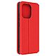 Avizar Étui pour Xiaomi Redmi Note 13 4G Porte-carte Support Vidéo Rouge - Étui Classic Edition protégeant efficacement et intégralement votre Xiaomi Redmi Note 13 4G