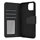 Avizar Housse pour iPhone 14 Cuir premium Porte-carte Fonction Support vidéo  noir Etui en véritable cuir conçu spécialement pour Apple iPhone 14