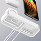 Avizar Support de Charge 3 en 1 iPhone, AirPods et Apple Watch en Silicone Blanc pas cher