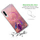 Avis Evetane Coque Samsung Galaxy A50 anti-choc souple angles renforcés transparente Motif Attrape rêve rose