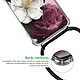 Acheter LaCoqueFrançaise Coque cordon Samsung Galaxy S20 Dessin Fleurs roses