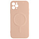 Avizar Coque Magsafe iPhone 11 Pro Silicone Souple Intérieur Soft-touch Mag Cover rose gold Coque Magsafe Rose en Silicone, iPhone 11 Pro