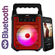 Avis LinQ Enceinte lumineuse Rouge Bluetooth Compatible Micro,