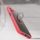 Acheter Avizar Coque IPhone 11 Pro Max Bi-matière Bague Métallique Support rouge