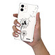Evetane Coque iPhone 12 mini anti-choc souple angles renforcés transparente Motif Pissenlit pas cher
