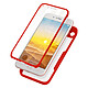 Avizar Coque iPhone SE 2022 / 2020 et 8 / 7 Dos Plexiglas Avant Polymère Renforcé Rouge Arrière rigide en Plexiglas robuste, mettant le dos de votre mobile à l'abri en toute transparence.