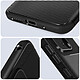 Avizar Coque pour Xiaomi Redmi 10C Silicone gel Flexible Design Effet fibre de carbone  Noir pas cher