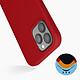 Avis Avizar Coque iPhone 13 Pro Max Silicone Semi-rigide Finition Soft-touch rouge carmin