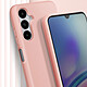 Avizar Coque Cordon pour Samsung Galaxy A05S Semi-Rigide Rose Poudré pas cher