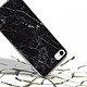 Acheter Evetane Coque iPhone 7/8/ iPhone SE 2020 360 intégrale transparente Motif Marbre noir Tendance
