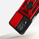 Avis Avizar Coque Samsung Galaxy A22 Antichoc Cache Caméra Bague Support Vidéo rouge