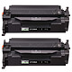 2 Cartouches de toner compatible avec HP CF259A 59A Noir 2 Cartouches de toner compatible avec HP CF259A 59A Noir