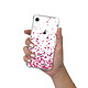 Evetane Coque iPhone Xr anti-choc souple angles renforcés transparente Motif Confettis De Coeur pas cher
