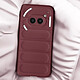 Avis Avizar Coque pour Nothing Phone 2a Antichoc Silicone Motif texturé 3D Bordeaux