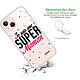 Avis Evetane Coque iPhone 13 360 intégrale transparente Motif Super Maman Tendance