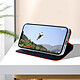 Acheter Avizar Étui pour iPhone 14 Plus Simili Cuir Bicolore Portefeuille Fonction Support Vidéo  rouge et bleu
