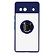 Avizar Coque pour Google Pixel 7a Bi-matière Bague Métallique Support Vidéo  Bleu - Coque anneau contour bleu, de la série Ringrip, conçue spécialement pour le Google Pixel 7a