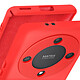 Avizar Coque pour Honor Magic 5 Lite 5G Semi-rigide Soft-touch Anti-traces Rouge pas cher