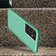 Avizar Coque Samsung Galaxy S21 Ultra Paillette Amovible Silicone Semi-rigide Vert pas cher