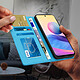 Acheter Avizar Housse Xiaomi Redmi Note 10 5G / Poco M3 Pro Porte-carte Support Vidéo Bleu ciel