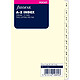 FILOFAX Recharge index alphabétique format Pocket Crème Accessoire pour organiseur